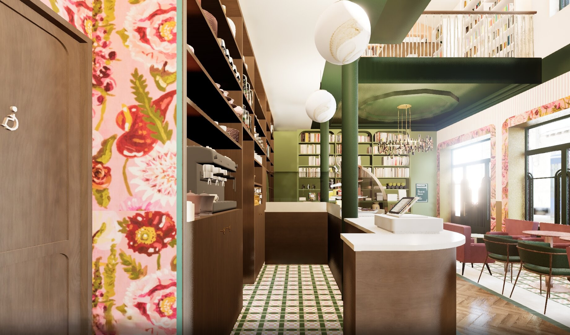 projet librairie salon de thé