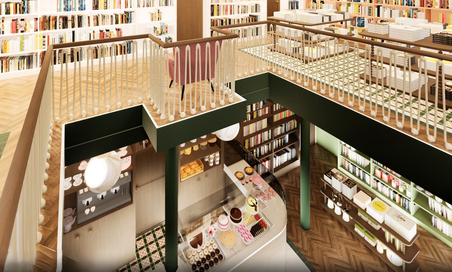 projet librairie salon de thé