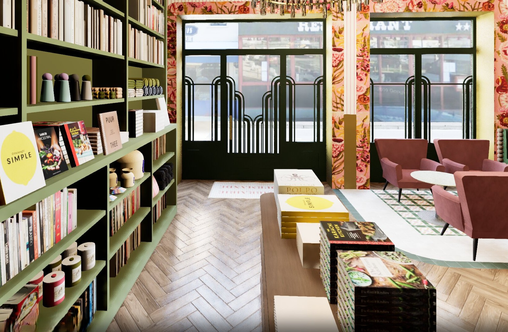 projet librairie salon de thé