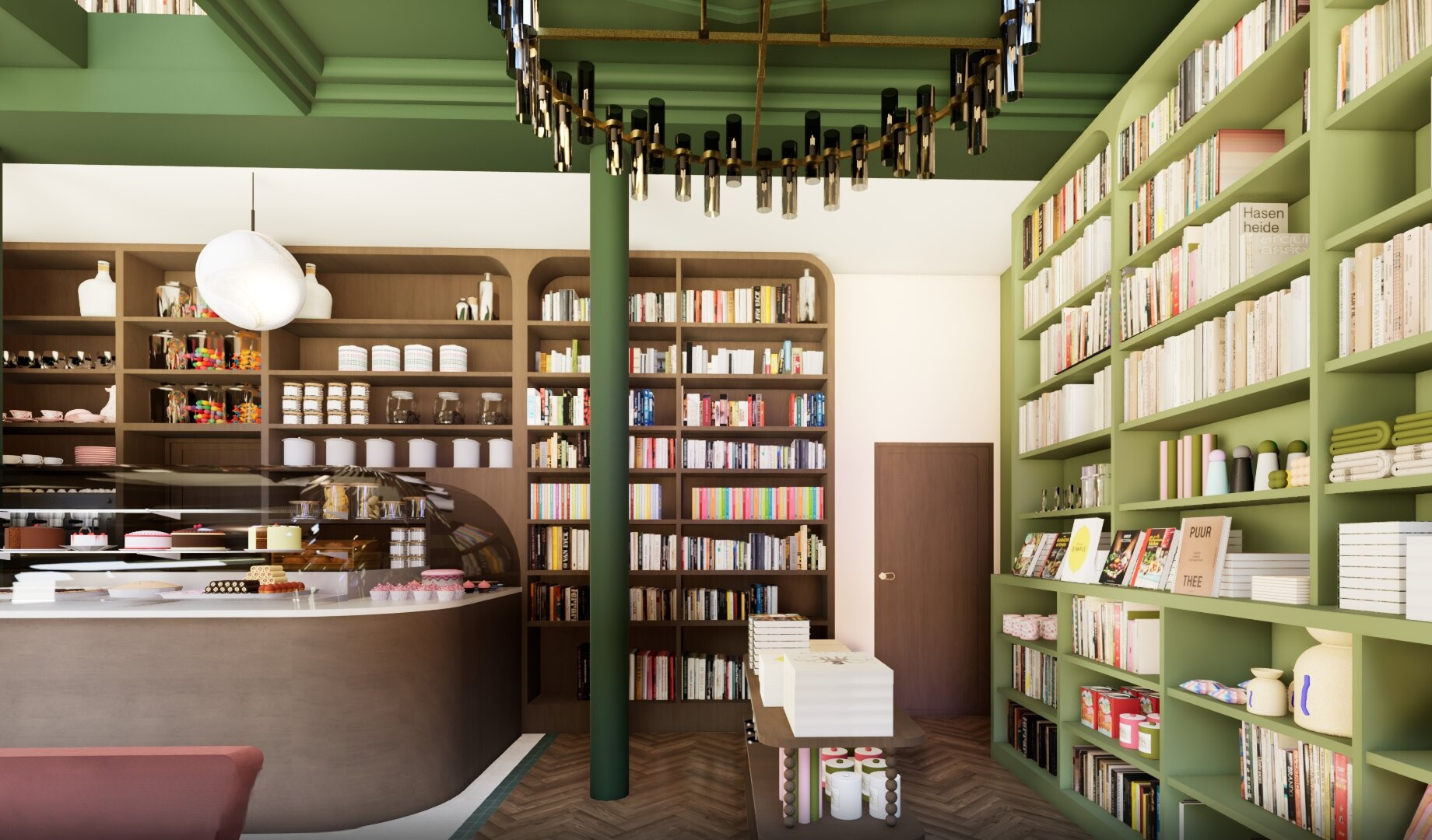 projet librairie salon de thé