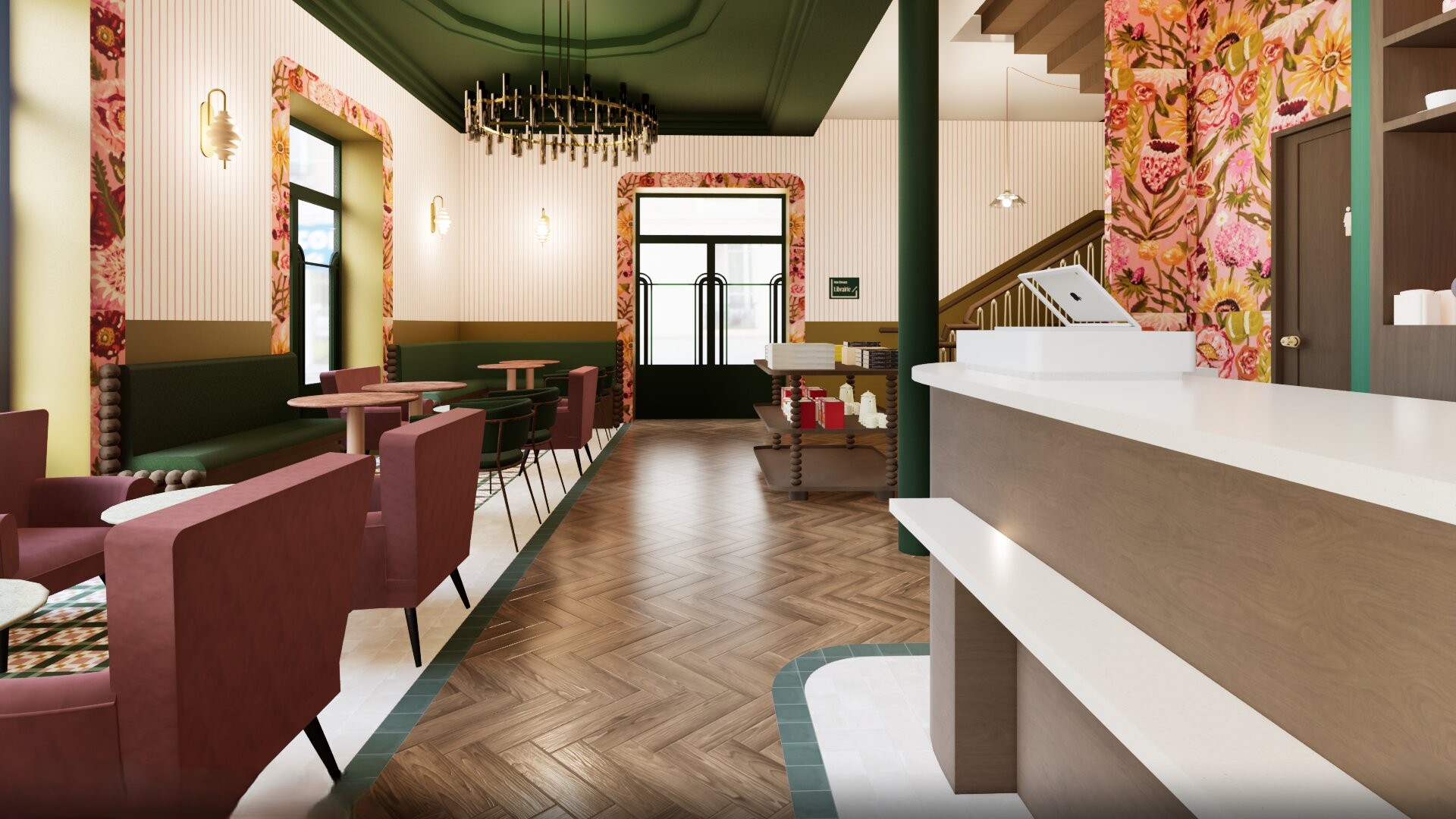 projet librairie salon de thé