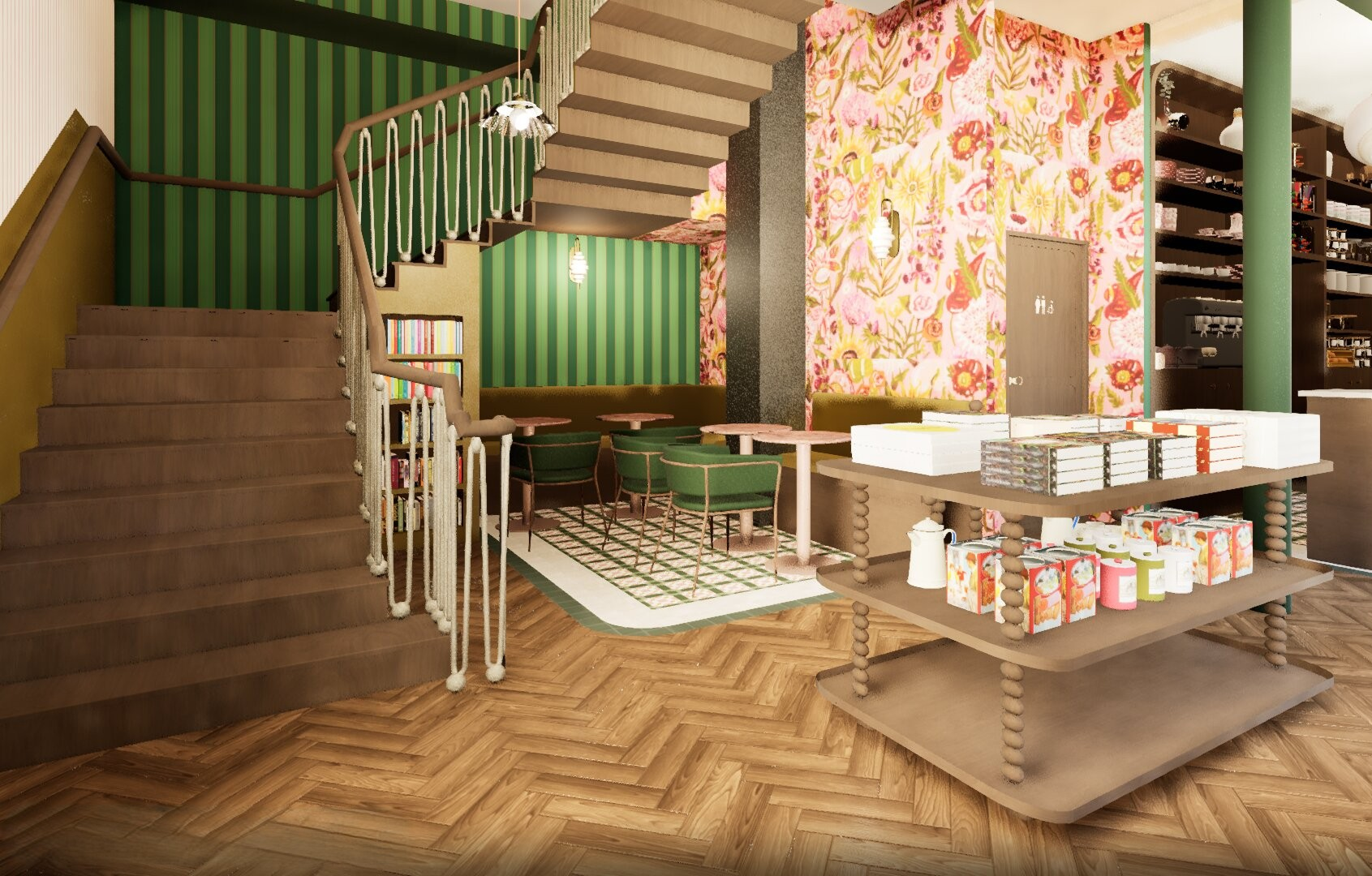 projet librairie salon de thé