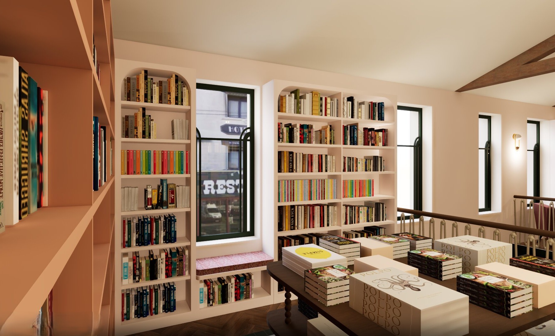 projet librairie salon de thé